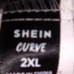 SHEIN Curve 2XL Black Garment
